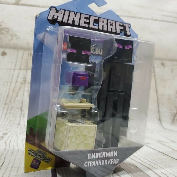 Mattel Mojang Minecraft Comic Maker Action Figure Enderman GCC23 - Picture 7 of 12